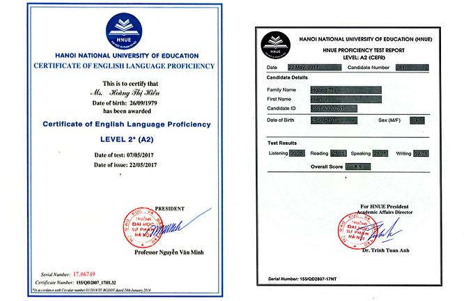 chứng chỉ aptis có thời hạn bao lâu