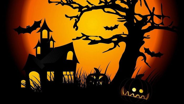 Tranh Halloween đơn giản và đẹp mắt