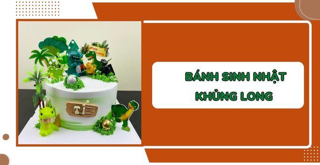 Bánh sinh nhật khủng long