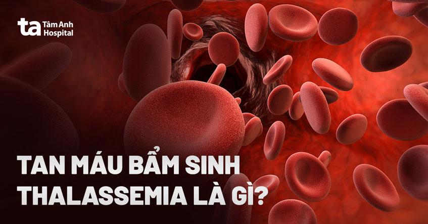 tan máu bẩm sinh thalassemia