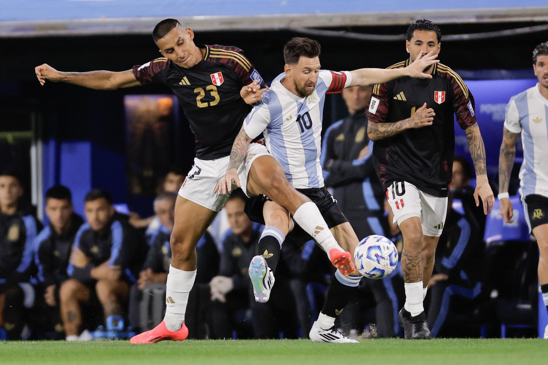 Messi Argentina Peru 2. EFE