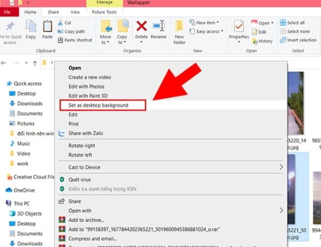 Đổi màn hình nền máy tính win7