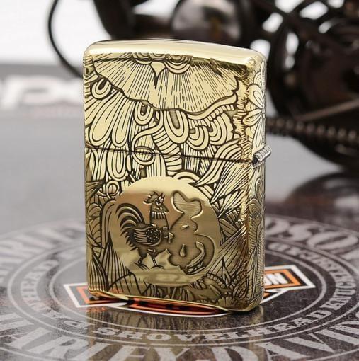 Bật lửa Zippo hình gà trống nổi bật với hình dáng độc đáo