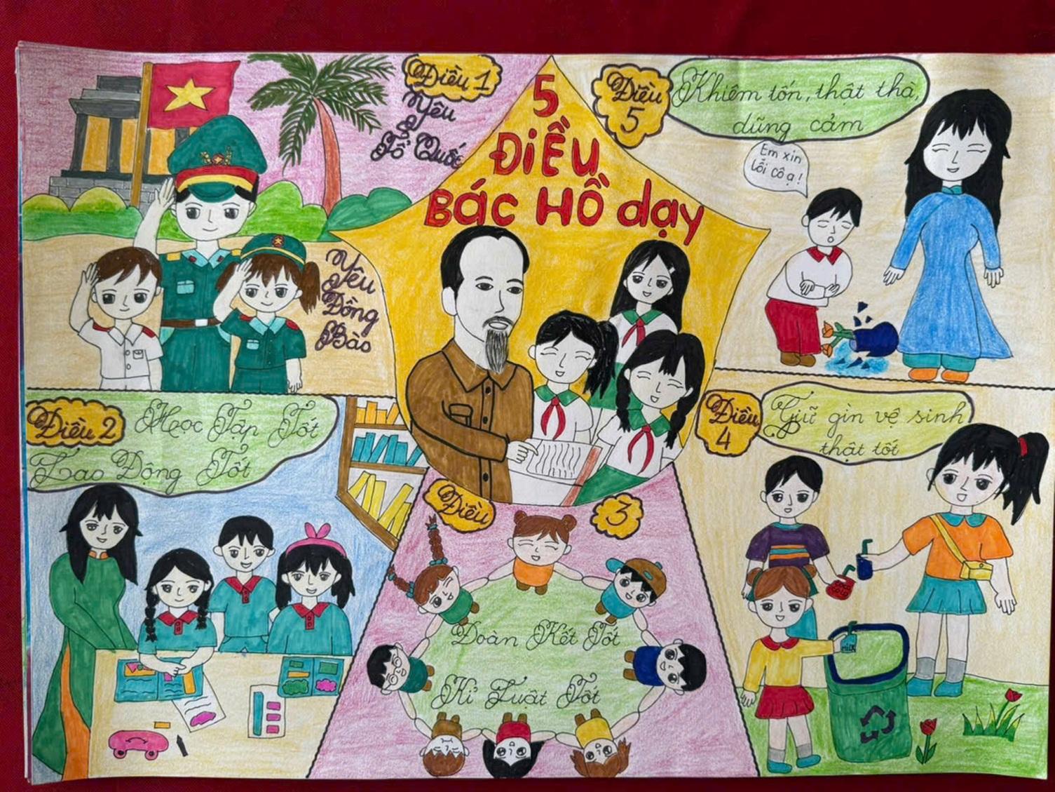 Thiếu nhi Tịnh Biên hưởng ứng cuộc thi “Bác Hồ với thiếu nhi - Thiếu nhi với Bác Hồ” | Cổng thông tin điện tử tỉnh An Giang