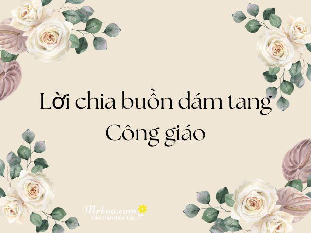 Lời chia buồn đám tang công giáo