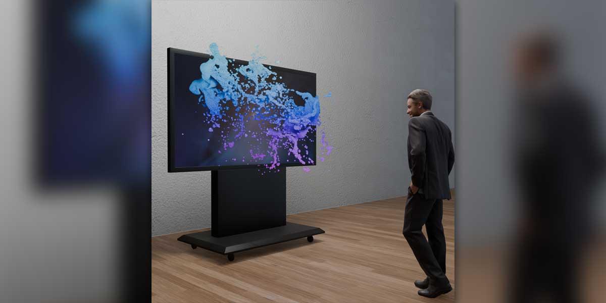 Magnetic 3D Ra mắt Màn hình Holographic 100″ không cần kính