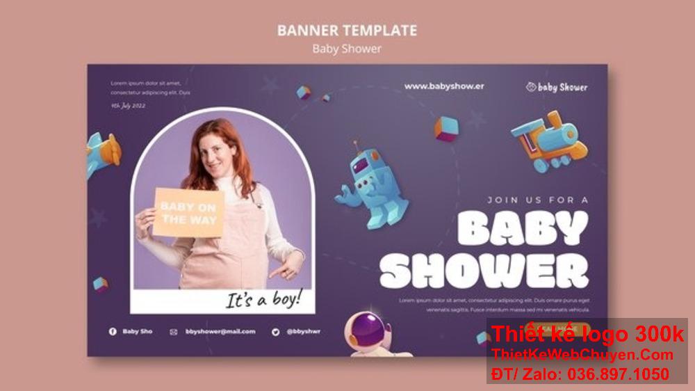 Chúng tôi cung cấp dịch vụ thiết kế banner website ảnh bìa shop đồ trẻ em kid chuyên nghiệp.