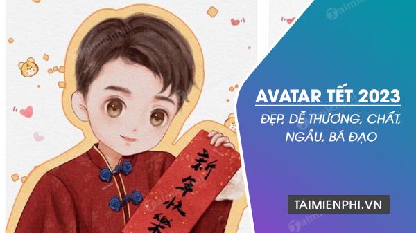 avatar tet 2023 30 anh dai dien tet quy mao dep de thuong