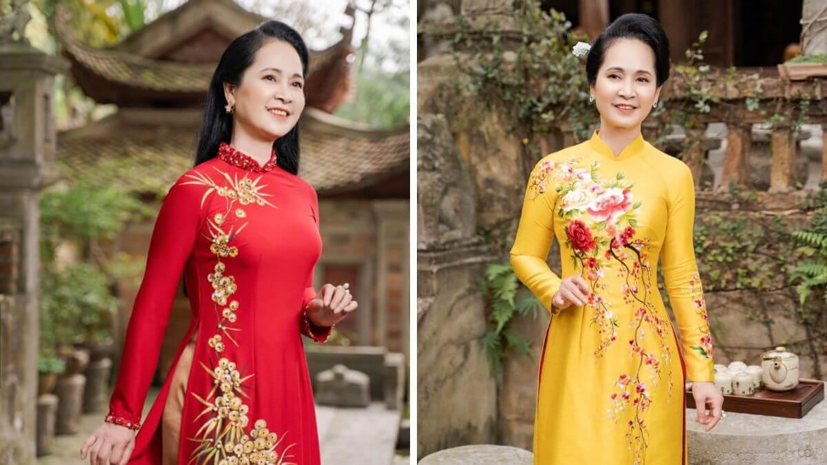 Mẹ cô dâu nên mặc áo dài màu gì là vấn đề được nhiều người quan tâm trong dioj cưới hỏi
