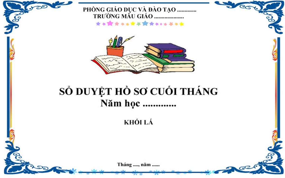 Một số mẫu bìa giáo án đẹp nhất hiện nay