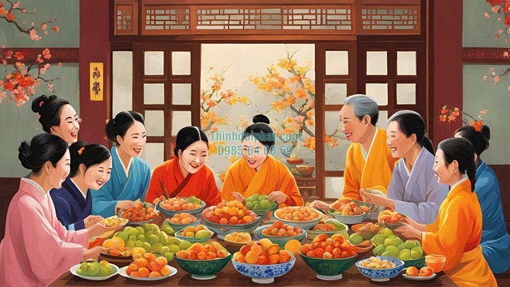 Hình ảnh mùng 1 Tết ngày đầu năm mới 2025
