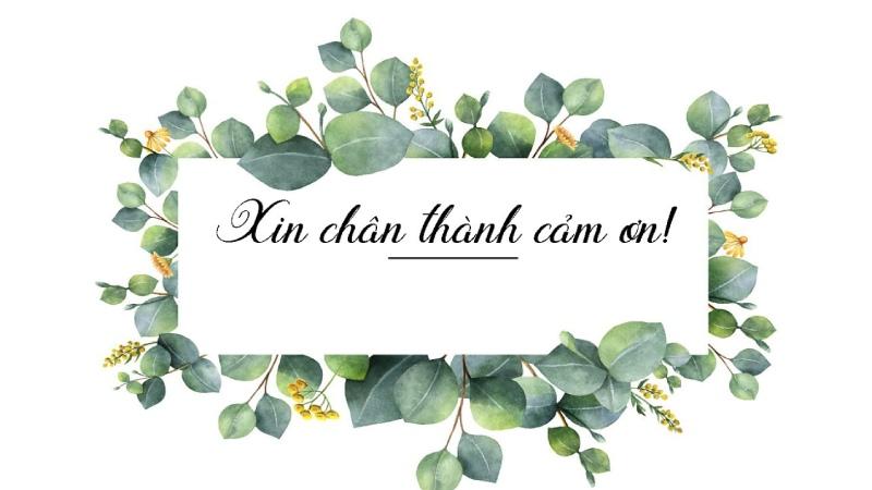 Tầm quan trọng của lời cảm ơn sau khi thuyết trình