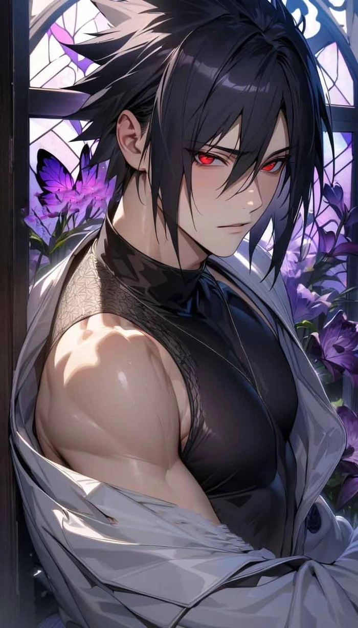 Ảnh anime Sasuke quyến rũ mọi ánh nhìn