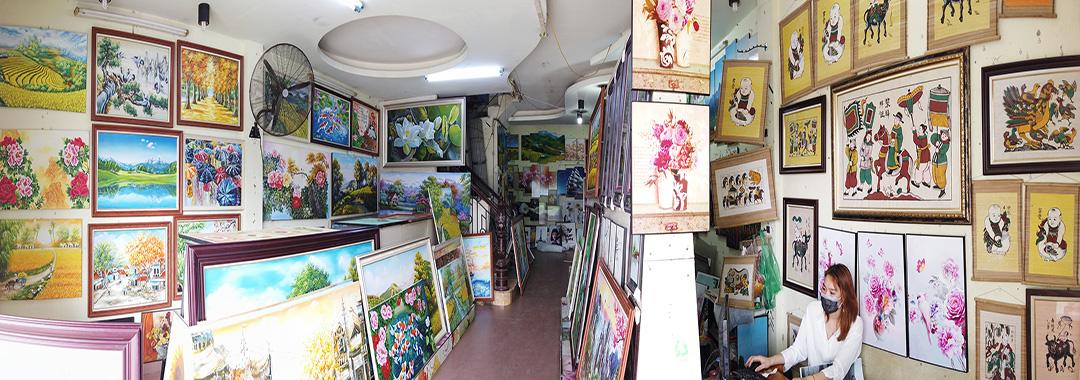 Tranh canvas đen trắng treo phòng ngủ cô gái AmiA 919081